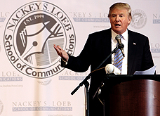 Donald Trump at Nackey Loeb Schoool of Communications' 2014 First Amendment Awards event